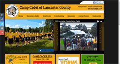 Desktop Screenshot of campcadetoflancastercounty.com