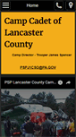 Mobile Screenshot of campcadetoflancastercounty.com